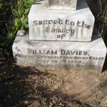 DAVIES William 1870-1903