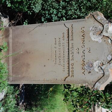 DOBIE Minnie Helene 1843-1883