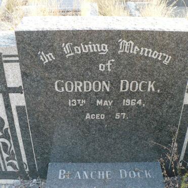 DOCK Gordon -1964 &amp;  Blanche LENNARD -1975