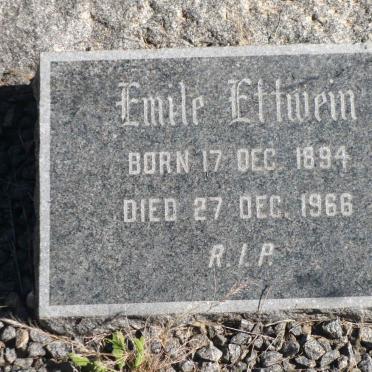 ETTWEIN Emile 1894-1966