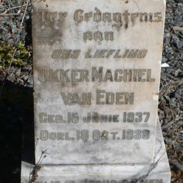 EDEN Okker Machiel, van 1937-1938