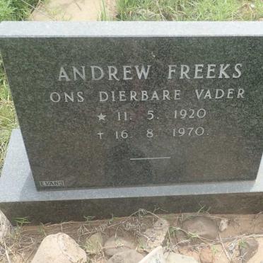 FREEKS Andrew 1920-1970