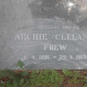 FREW Archie Cleland 1891-1969