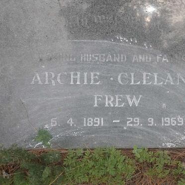 FREW Archie Cleland 1891-1969
