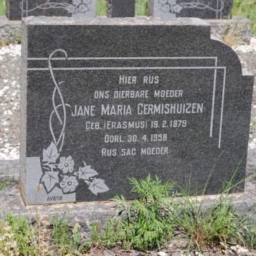 GERMISHUIZEN Jane Maria nee ERASMUS 1879-1958