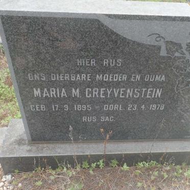 GREYVENSTEIN Maria M. 1895-1978