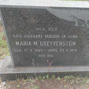 GREYVENSTEIN Maria M. 1895-1978