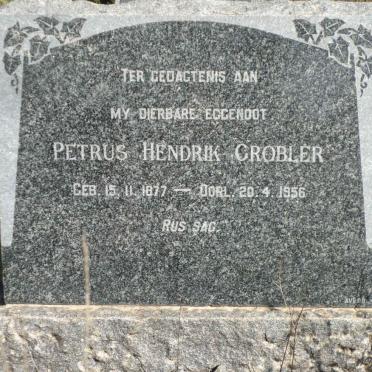 GROBLER Petrus Hendrik 1877-1956