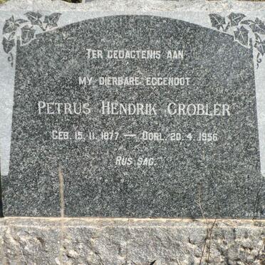GROBLER Petrus Hendrik 1877-1956