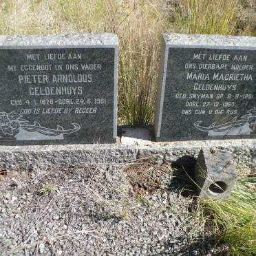 GELDENHUYS Pieter Arnoldus 1878-1961 &amp; Maria Magrietha SNYMAN 1881-1963
