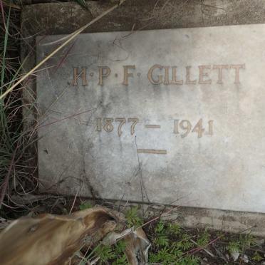GILLETT H.P.F. 1877-1941