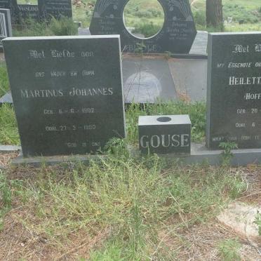 GOUSE Martinus Johannes 1902-1990 &amp; Heiletta Maria HOFFMANN 1914-1987