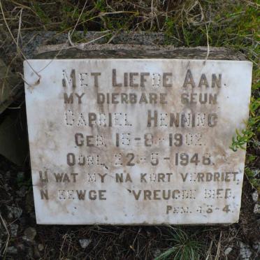 HENNING Gabriel 1902-1948