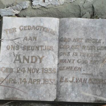 HEERDEN Andy, van 1935-1938
