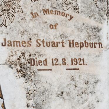 HEPBURN James Stuart -1921