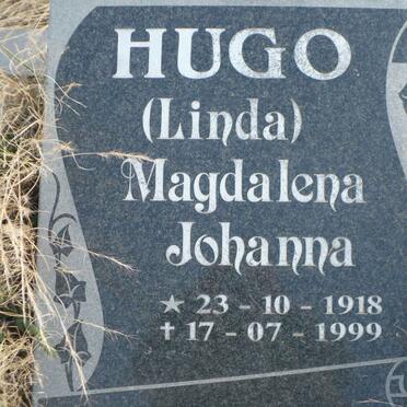 HUGO Magdalena Johanna 1918-1999