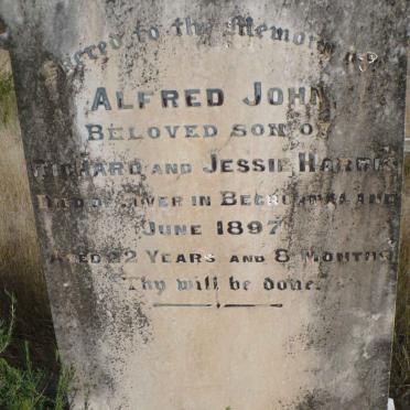 HARRIS Alfred John -1897