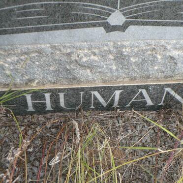 HUMAN Johan Daniel Wilhelm 1885-1943 &amp; Martje Petronella Margharita GREYLING 1884-1958 