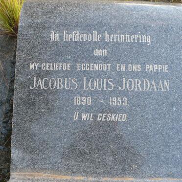 JORDAAN Jacobus Louis 1890-1953