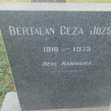 JOZSEF Bertalan Géza 1918-1973