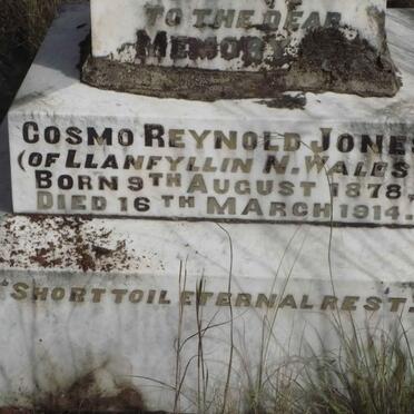 JONES Cosmo Reynold 1878-1914