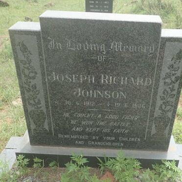 JOHNSON Joseph Richard 1912-1985