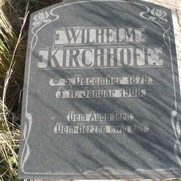 KIRCHOFF Wilhelm 1879-1908