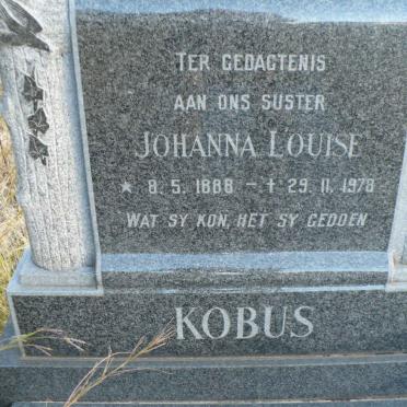 KOBUS Johanna Louise 1888-1978
