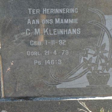 KLEINHANS C.M. 1892-1979