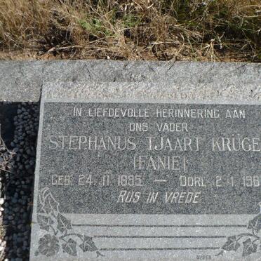 KRÜGER Stephanus Tjaart 1895-1966