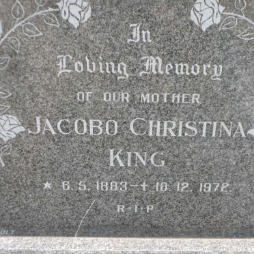 KING Jacobo Christina 1883-1972
