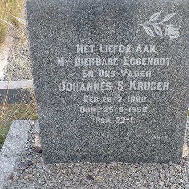 KRUGER Johannes S. 1880-1952