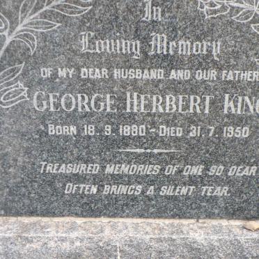 KING George Herbert 1880-1950