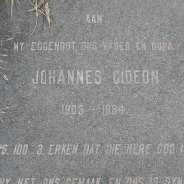 KRUGER Johannes Gideon 1905-1984