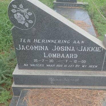 LOMBAARD Jacomina Josina 1930-2000