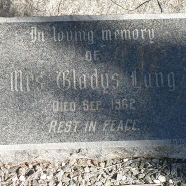 LANG Gladys -1962