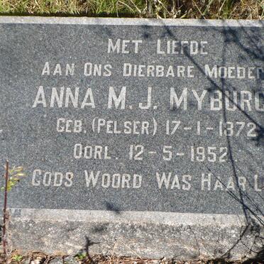 MYBURGH Anna M.J. nee PELSER 1872-1952