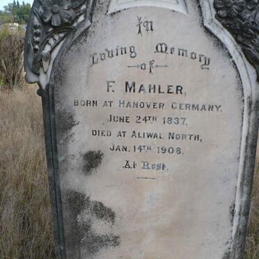 MAHLER F. 1837-1908