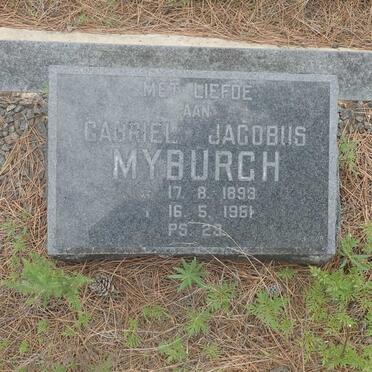 MYBURGH Gabriel Jacobus 1893-1961