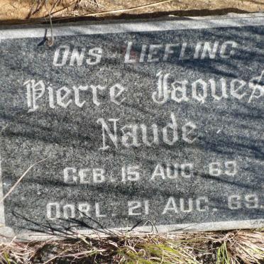 NAUDÉ Pierre Jaques 1969-1969