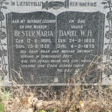 NIEKERK Daniel W.H. 1888-1973, van &amp; Hester Maria 1886-1956