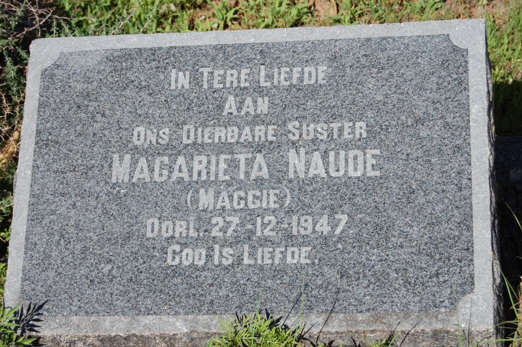NAUDE Magarieta -1947