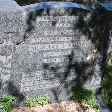 NAUDE Nicolaas J. 1891-1941