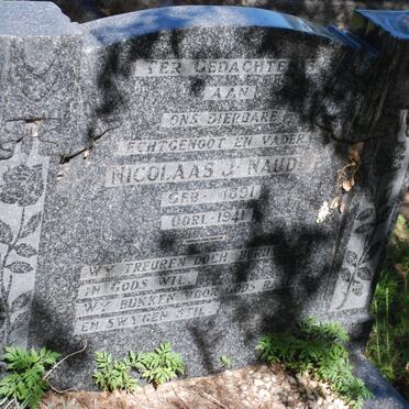 NAUDE Nicolaas J. 1891-1941