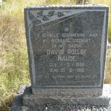 NAUDE David Roelof 1880-1951