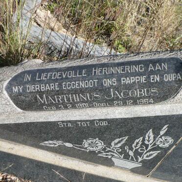 NEL Marthinus Jacobus 1901-1964 &amp; Johanna Francina Magdalena 1899-1979