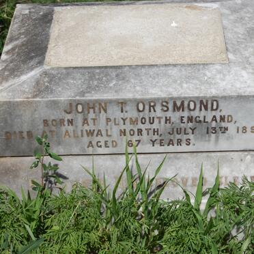 ORSMOND John T. -1890