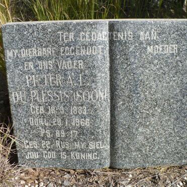 PLESSIS Pieter A.L., du 1883-1966