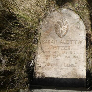 PETZER Sarah Aletta 1917-1918