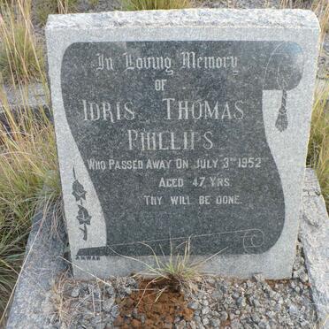 PHILLIPS Idris Thomas -1952